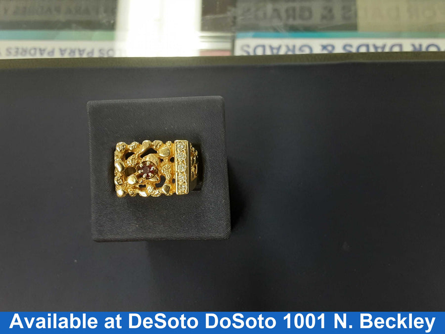 Men's Ring - Yellow Gold 10k (.417) 15.4 grams Size 10