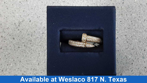 Women's Ring - Yellow Gold 10k (.417) 1.9 grams Size 8