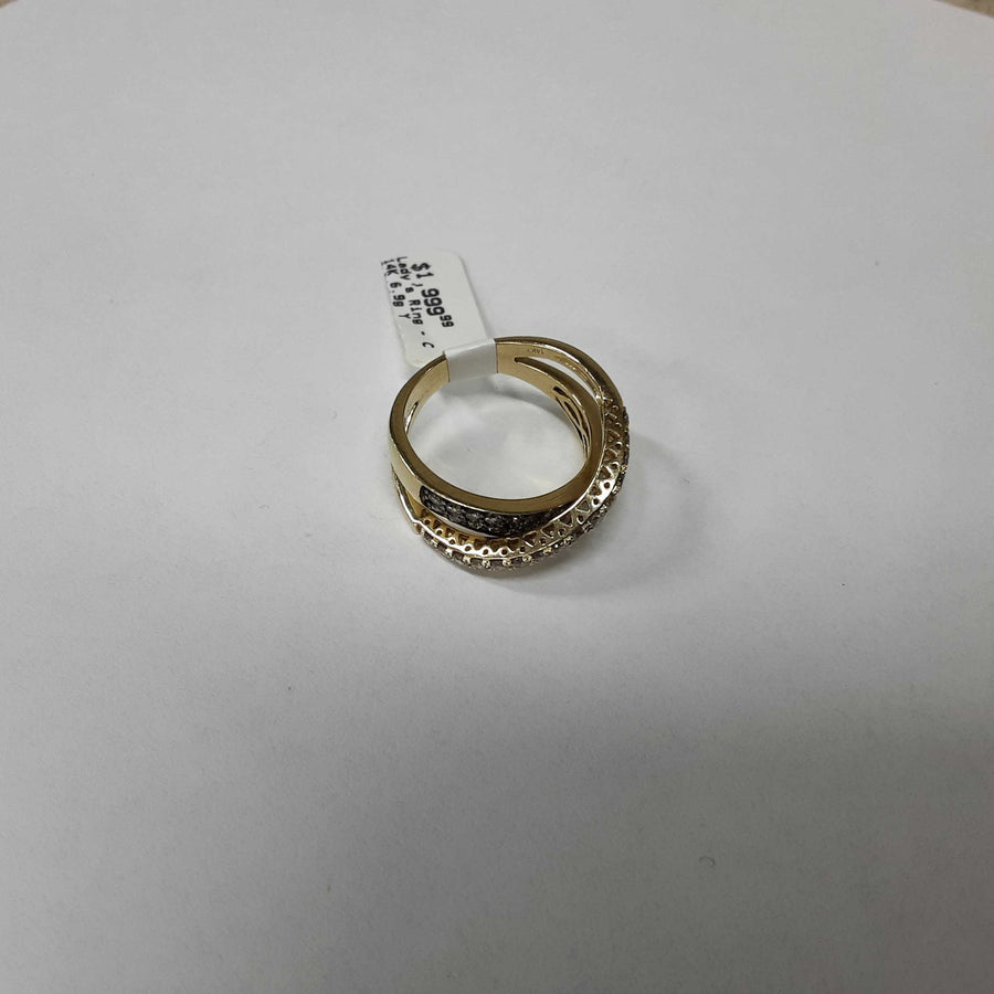 Women's Ring - Yellow Gold 14k (.585) 6.9 grams Size 8