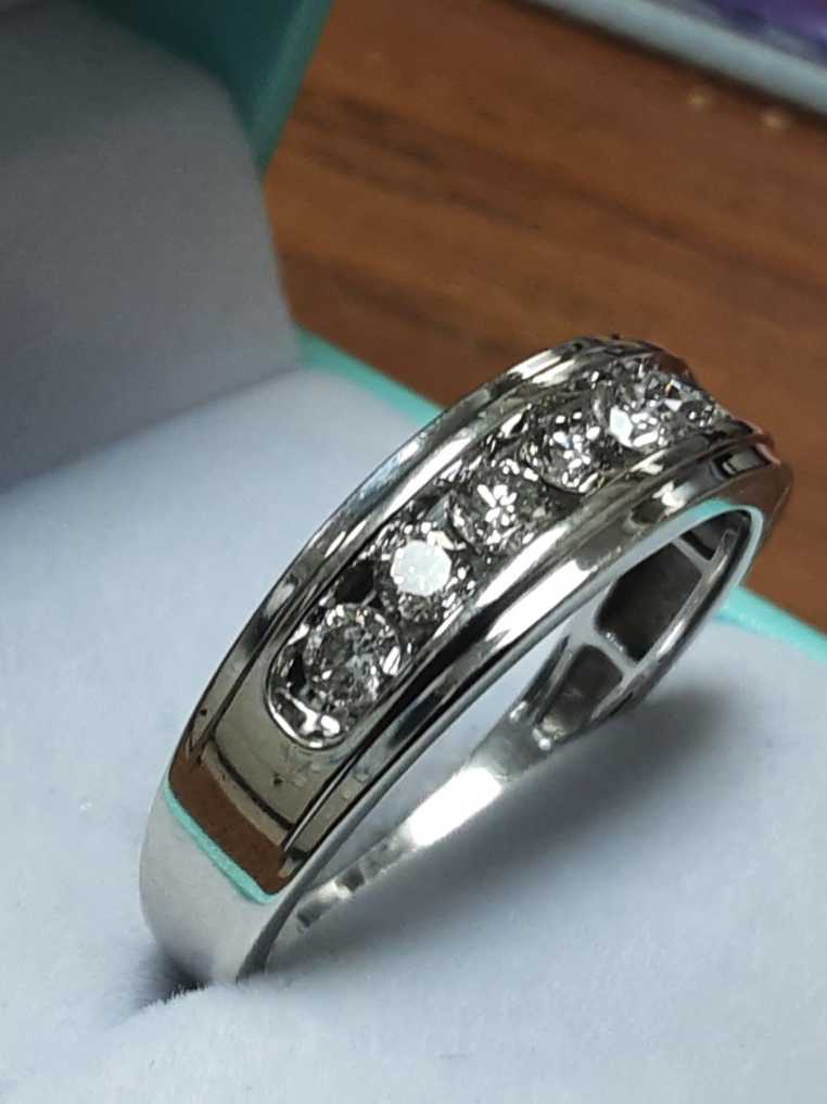 Ring - Wedding Band - White Gold 10k (.417) 4.1 grams Size 12