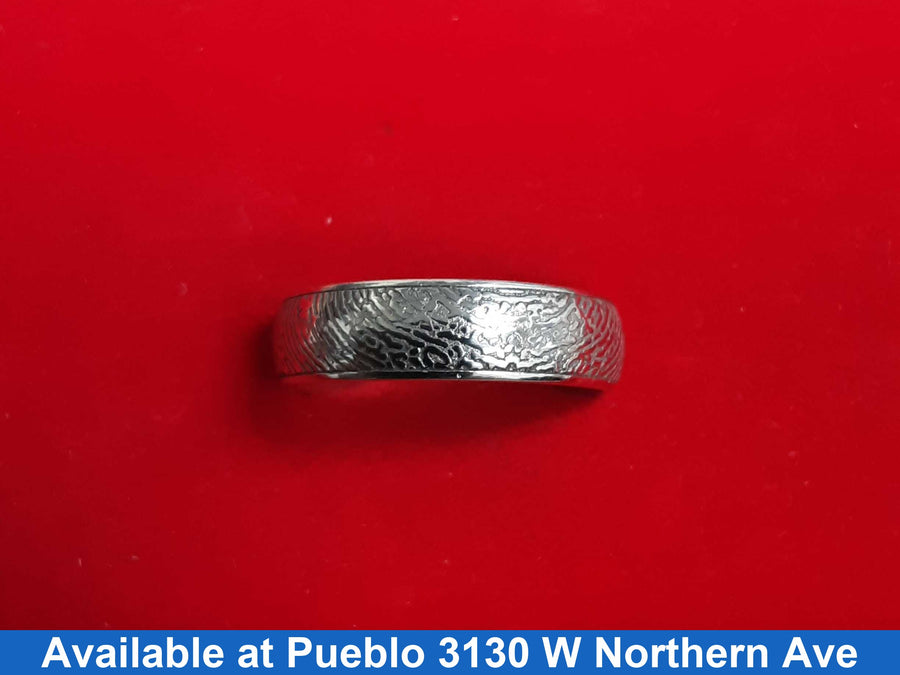 Ring - Wedding Band - White Gold 14k (.585) 6.4 grams Size 10