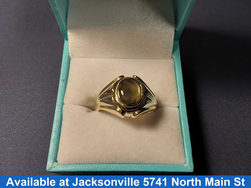 Men's Ring - Yellow Gold 14k (.585) 8.5 grams Size 7.5