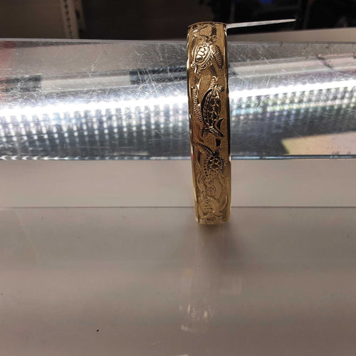 Bangle Bracelet - Yellow Gold 14k (.585) 28.1 grams 6 inch
