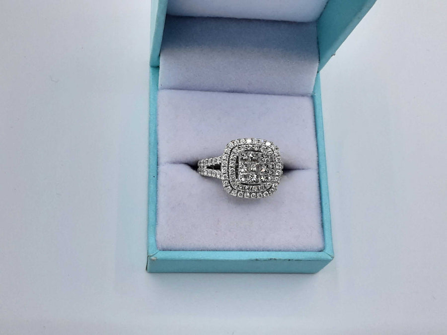 Women's Ring - White Gold 14k (.585) 6.5 grams Size 7
