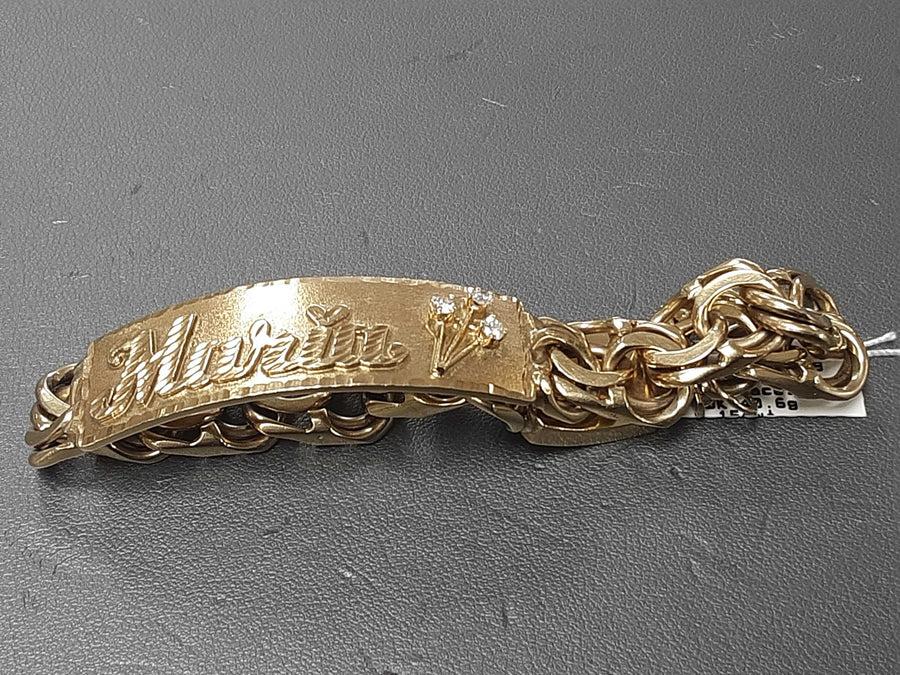 ID Bracelet - Yellow Gold 10k (.417) 40.6 grams 7 inch