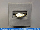 Women's Ring - Solitaire - White Gold 14k (.585) 4.8 grams Size 20