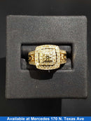 Ring - Engagement Set - Yellow Gold 10k (.417) 3.8 grams Size 9