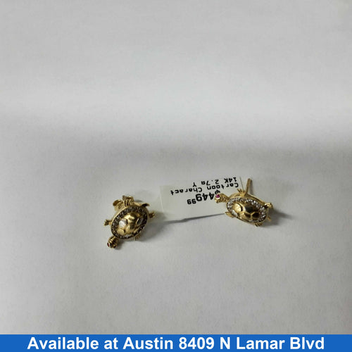 Earrings - Yellow Gold 14k (.585) 2.7 grams