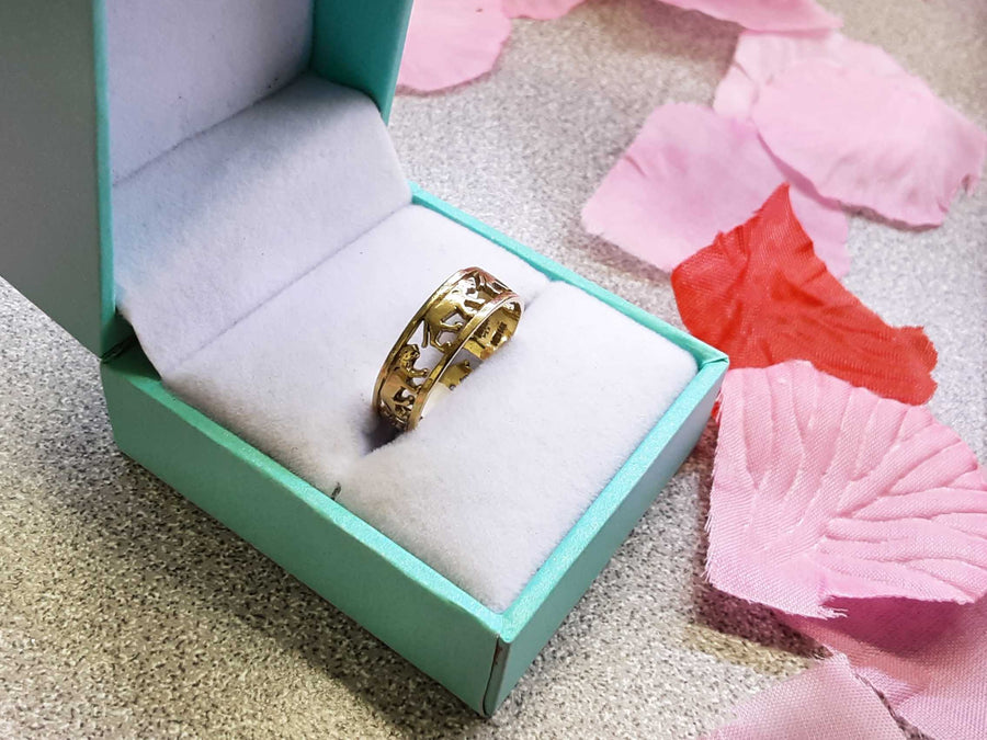 Women's Ring - Yellow Gold 14k (.585) 2.4 grams Size 7.5
