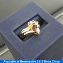 Women's Ring - Mother's - Yellow Gold 14k (.585) 3.1 grams Size 7.5