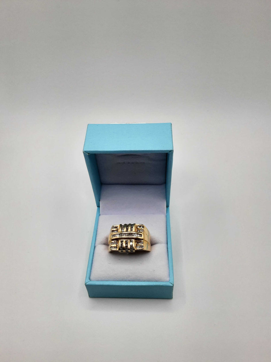 Men's Ring - Yellow Gold 10k (.417) 9.8 grams Size 8