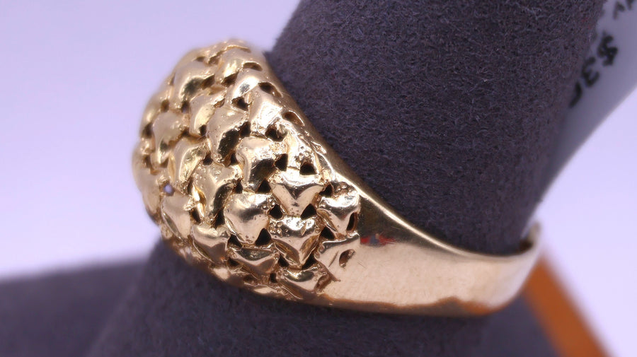 Women's Ring - Yellow Gold 10k (.417) 3.5 grams Size 10.5