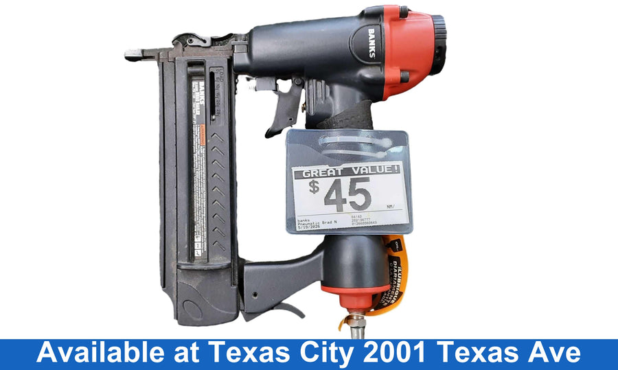 Banks 64140 Red Pneumatic Brad Nailer