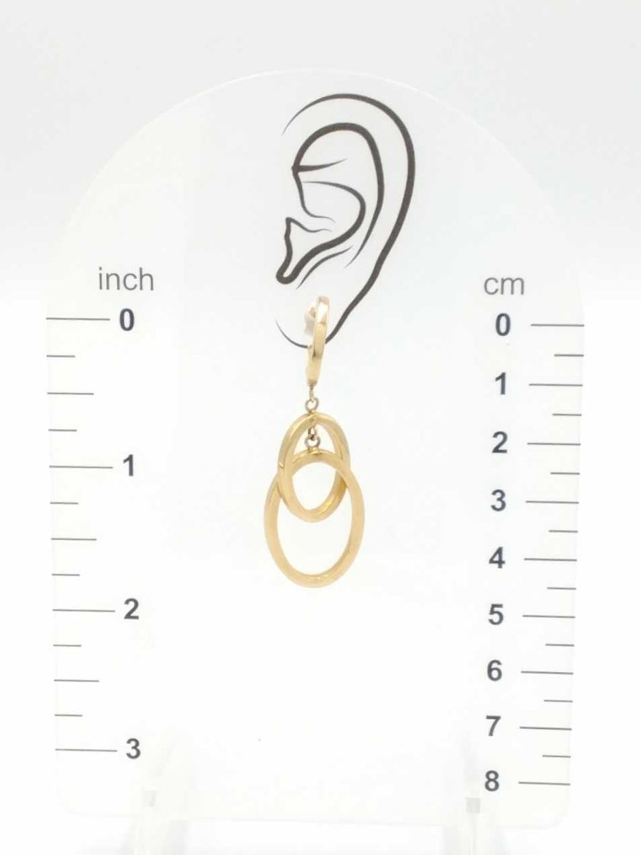 Hoop Earrings - Yellow Gold 10k (.417) 3 grams