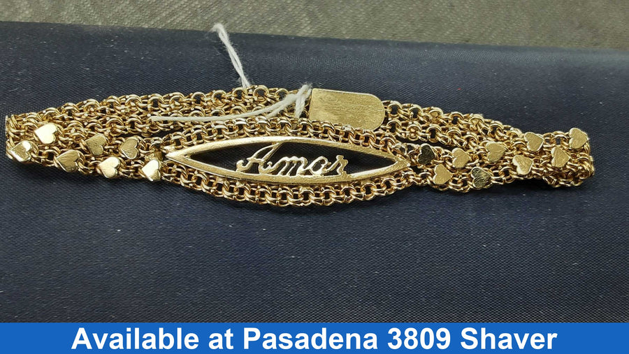 ID Bracelet - Yellow Gold 14k (.585) 10.6 grams 7 inch