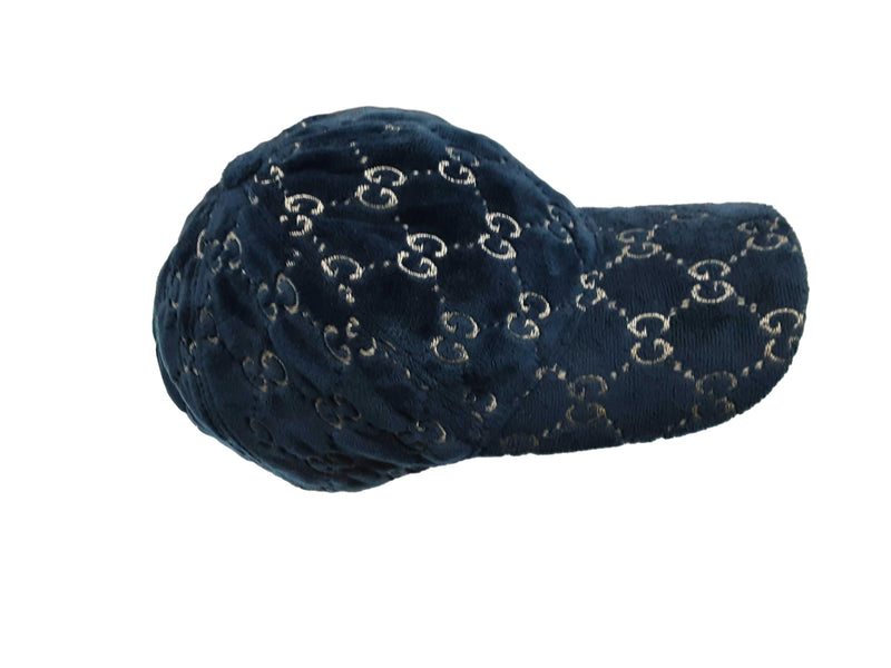 Gucci Double Gg Blue Hat