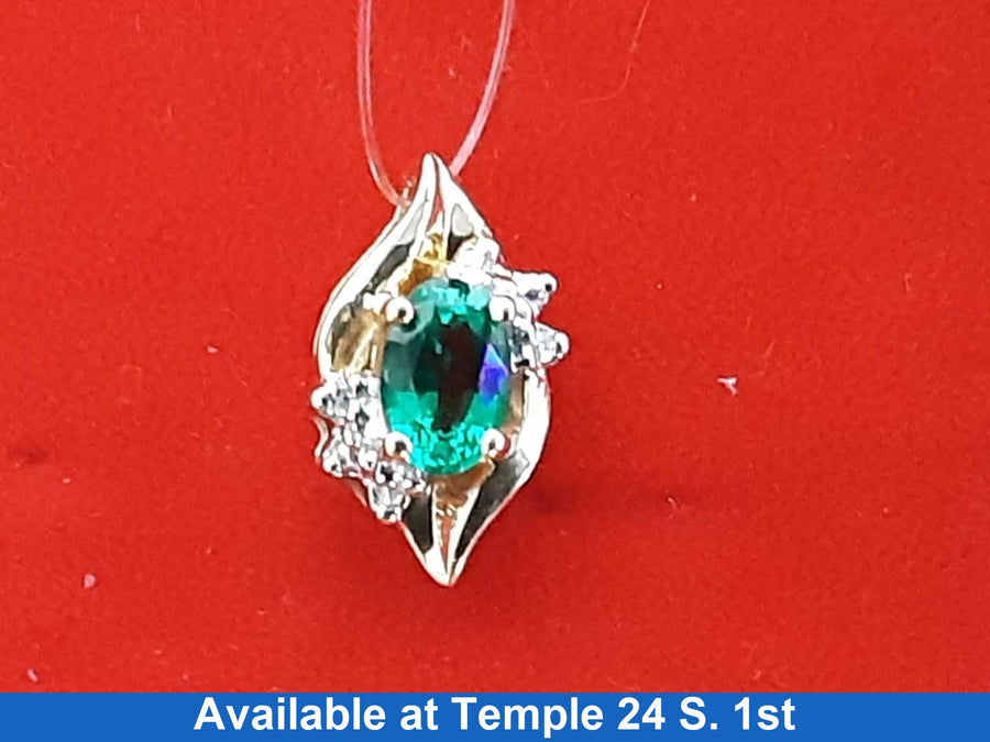 Diamond Pendant - Yellow Gold 10k (.417) 0.9 grams