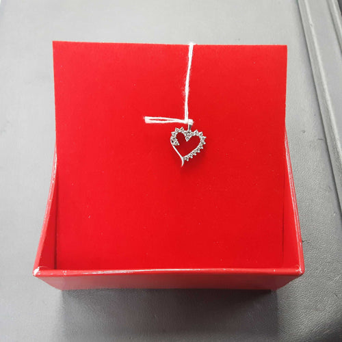Diamond Pendant - White Gold 10k (.417) 1.2 grams