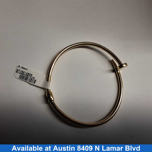 Bangle Bracelet - Yellow Gold 10k (.417) 7.5 grams 4 inch