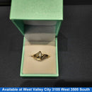 Ring - Wedding Set - Yellow Gold 14k (.585) 3.8 grams Size 20
