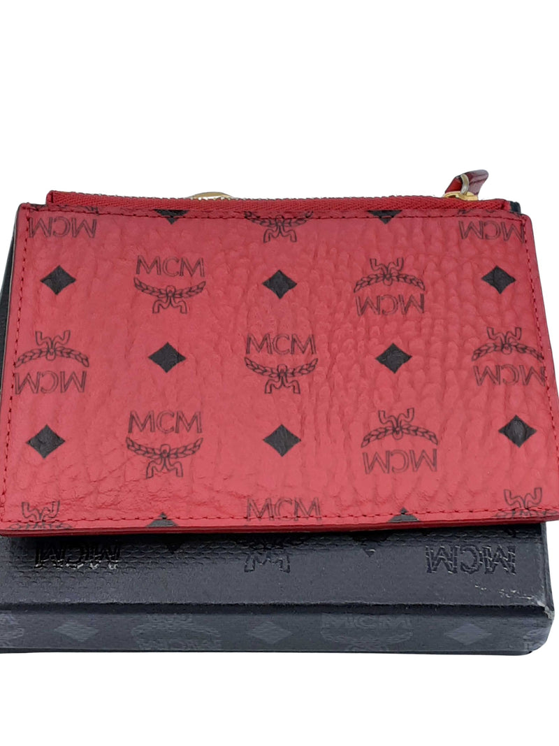 Mcm Mvz7avc06ru001 Red Wallet