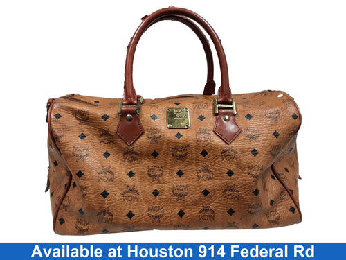 Mcm Mcm Top Handle Bag Brown Purse / Handbag