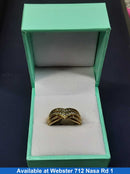 Ring - Wedding Band - Yellow Gold 10k (.417) 4 grams Size 6.5