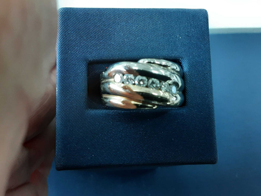 Ring - Wedding Band - Yellow Gold 14k (.585) 12.5 grams Size 9