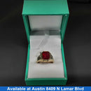 Women's Ring - Yellow Gold 10k (.417) 6.4 grams Size 7