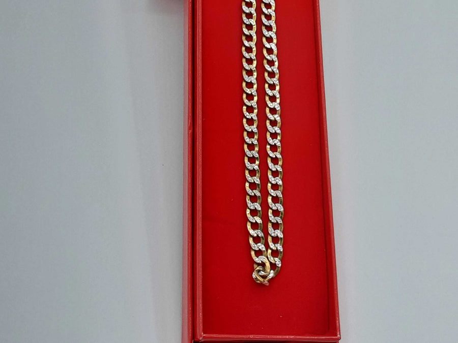 Cuban Link Chain - Yellow Gold 10k (.417) 14.8 grams 14 inch