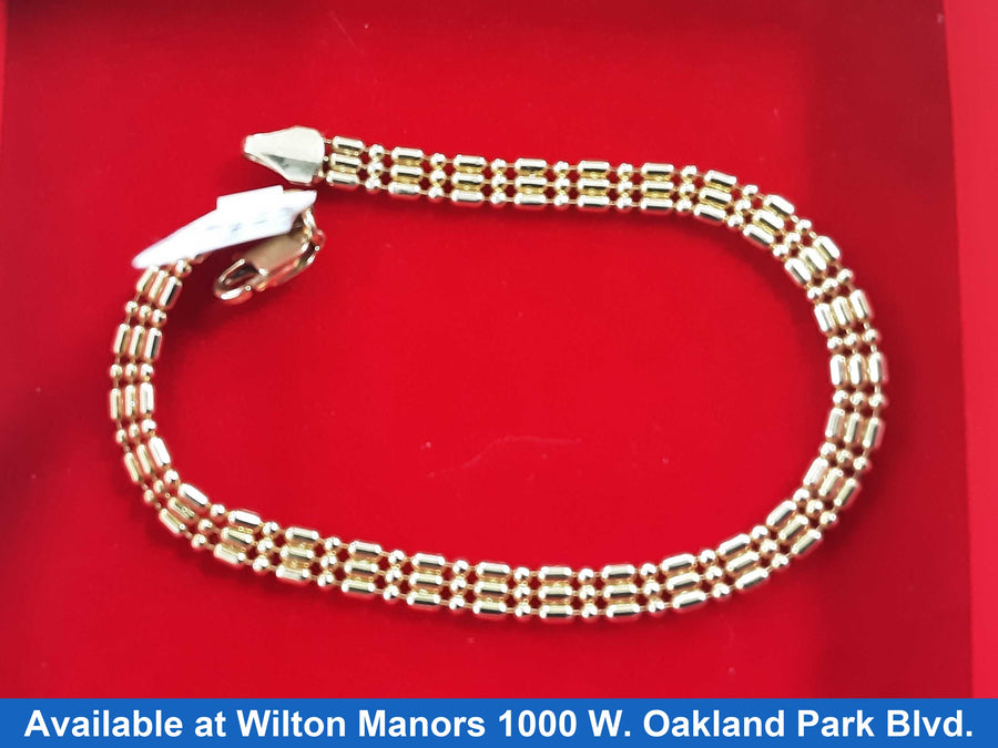 Bracelet - Yellow Gold 14k (.585) 4.8 grams 8 inch