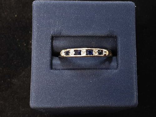 Women's Ring - Anniversary - Yellow Gold 10k (.417) 2.6 grams Size 9.5
