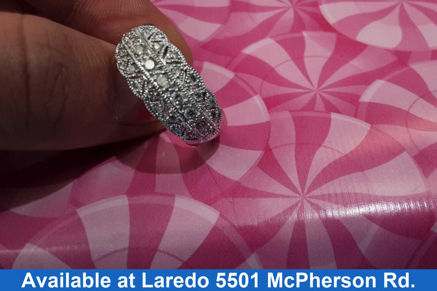 Women's Ring - White Gold 14k (.585) 6.3 grams Size 8