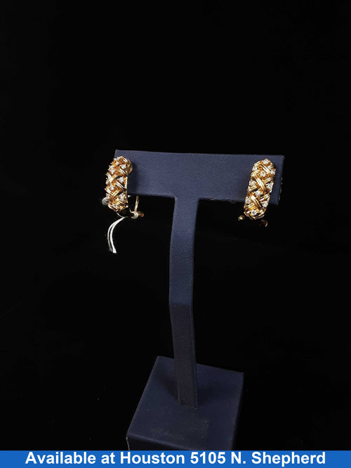 Earrings - Yellow Gold 14k (.585) 6.6 grams