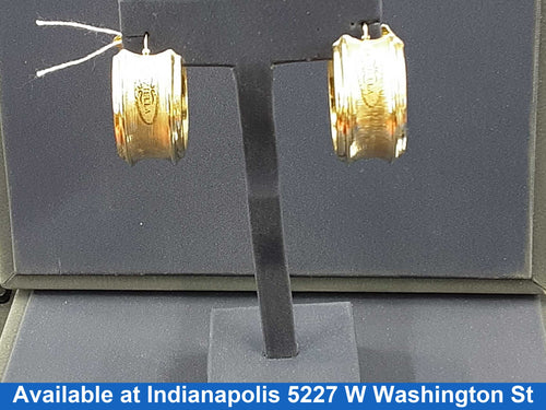 Hoop Earrings - Yellow Gold 18k (.750) 11.1 grams