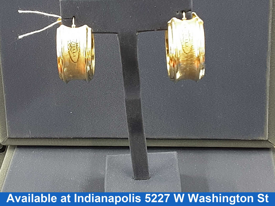 Hoop Earrings - Yellow Gold 18k (.750) 11.1 grams