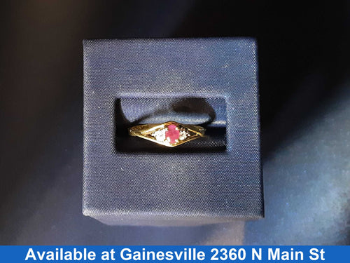 Women's Ring - Yellow Gold 10k (.417) 1 grams Size 7