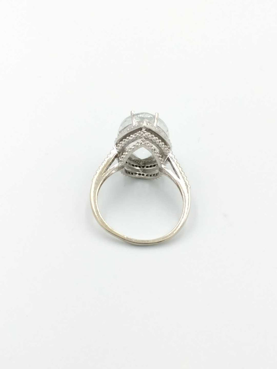 Women's Ring - Solitaire - White Gold 10k (.417) 5 grams Size 8