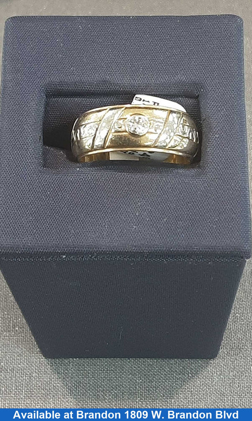 Ring - Wedding Band - Yellow Gold 14k (.585) 7 grams Size 8.5