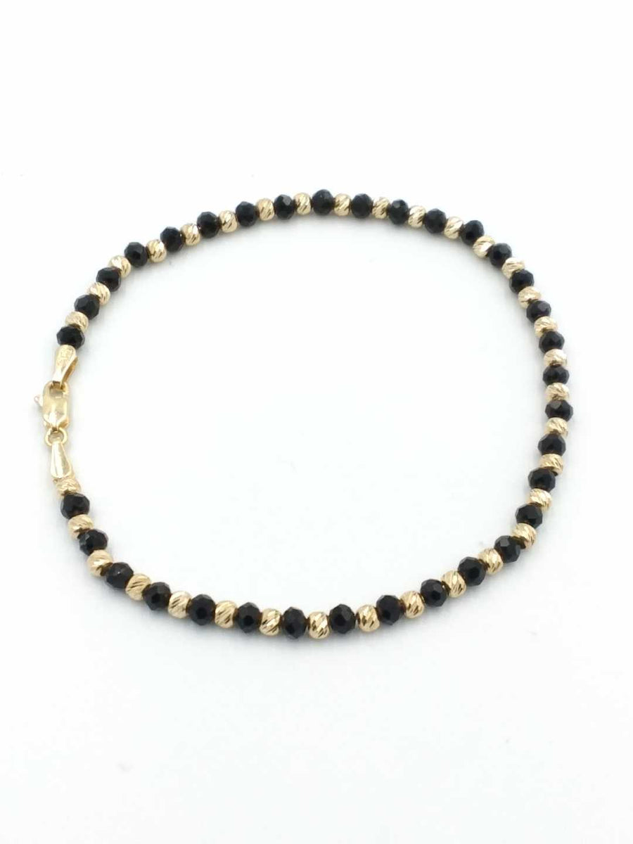 Bead Bracelet - Yellow Gold 10k (.417) 4.2 grams 8 inch