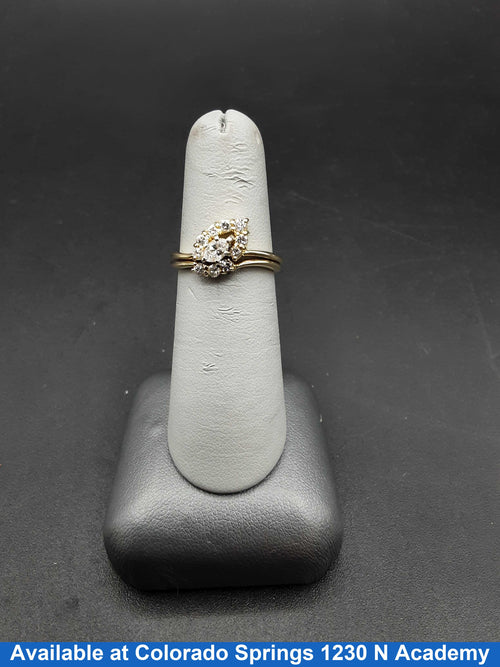 Women's Ring - Yellow Gold 18k (.750) 4.8 grams Size 6.5