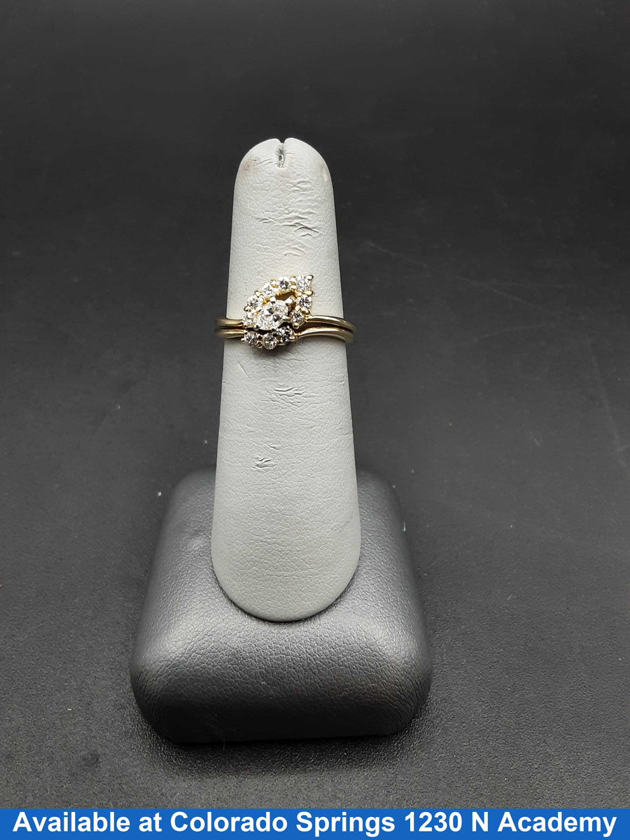 Women's Ring - Yellow Gold 18k (.750) 4.8 grams Size 6.5