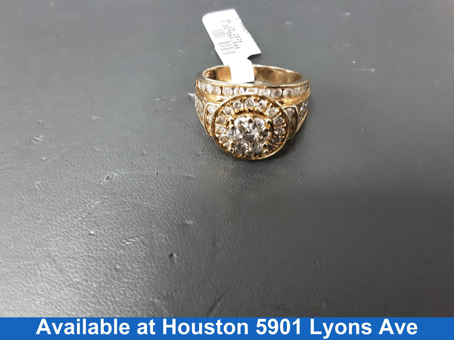Men's Ring - Yellow Gold 10k (.417) 8.9 grams Size 9