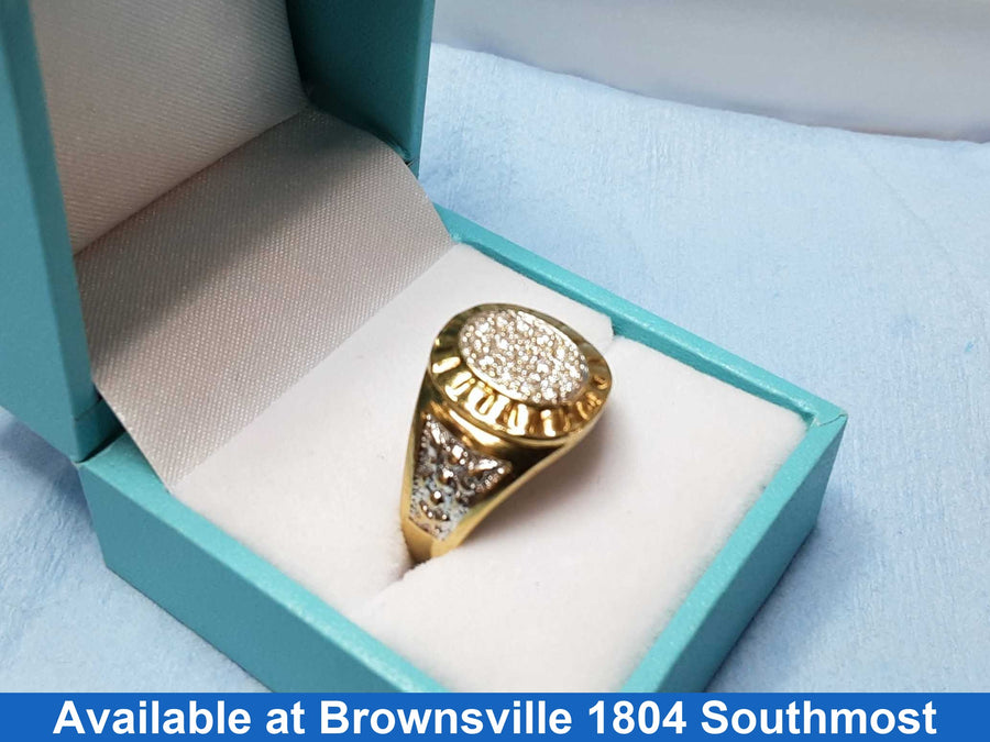 Men's Ring - Yellow Gold 10k (.417) 5.6 grams Size 11