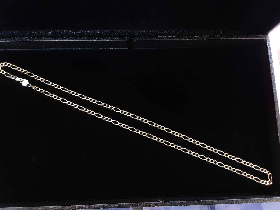 Figaro Chain - Yellow Gold 10k (.417) 24.2 grams 22 inch