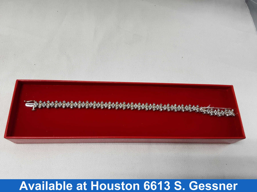 Tennis Bracelet - Yellow Gold 10k (.417) 13.7 grams 8 inch