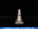 Women's Ring - White Gold 14k (.585) 4.1 grams Size 7
