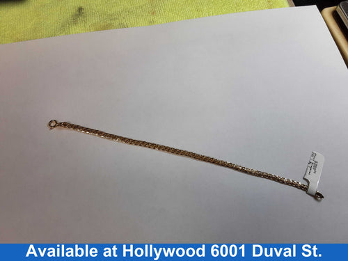 Wheat Bracelet - Yellow Gold 14k (.585) 1.9 grams 6 inch