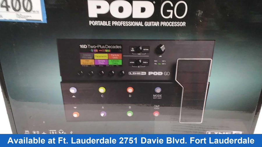 Line 6 Pod Go Black Audio Equipment