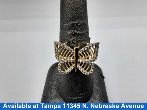 Women's Ring - Yellow Gold 14k (.585) 3.4 grams Size 9